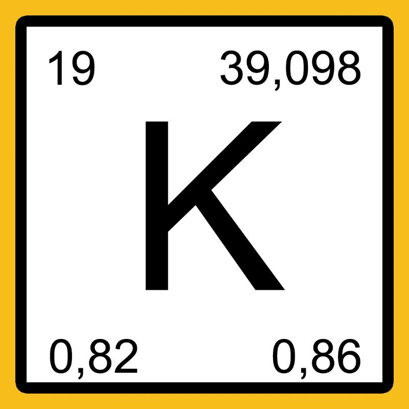 Potassium K Element Minimal Chemistry