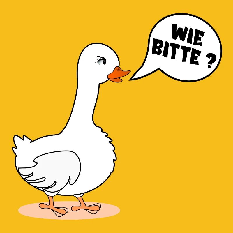 SELF-CONFIDENCE GOOSE AS PLEASE
