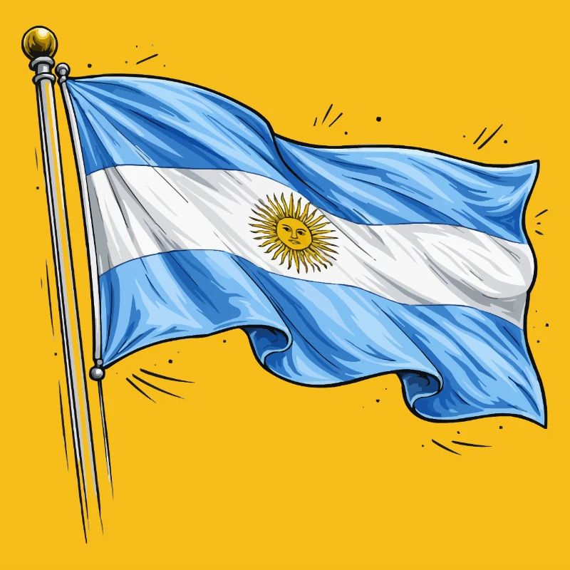 Drapeau de l’Argentine