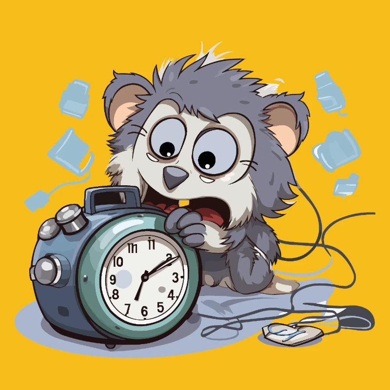 Morgenchaos Otter Wecker