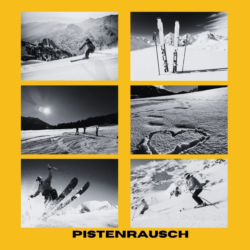 Pistenrausch Collage BW