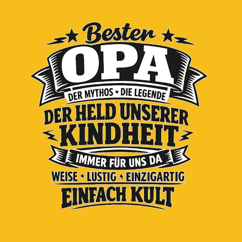 Bester Opa Held der Kindheit