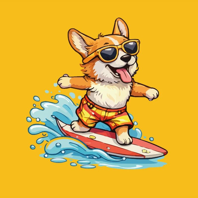 Corgi Surf-Sommerbrille