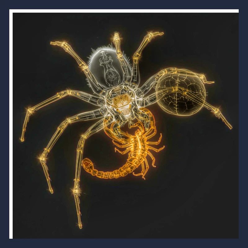 Neon Arachnide Design