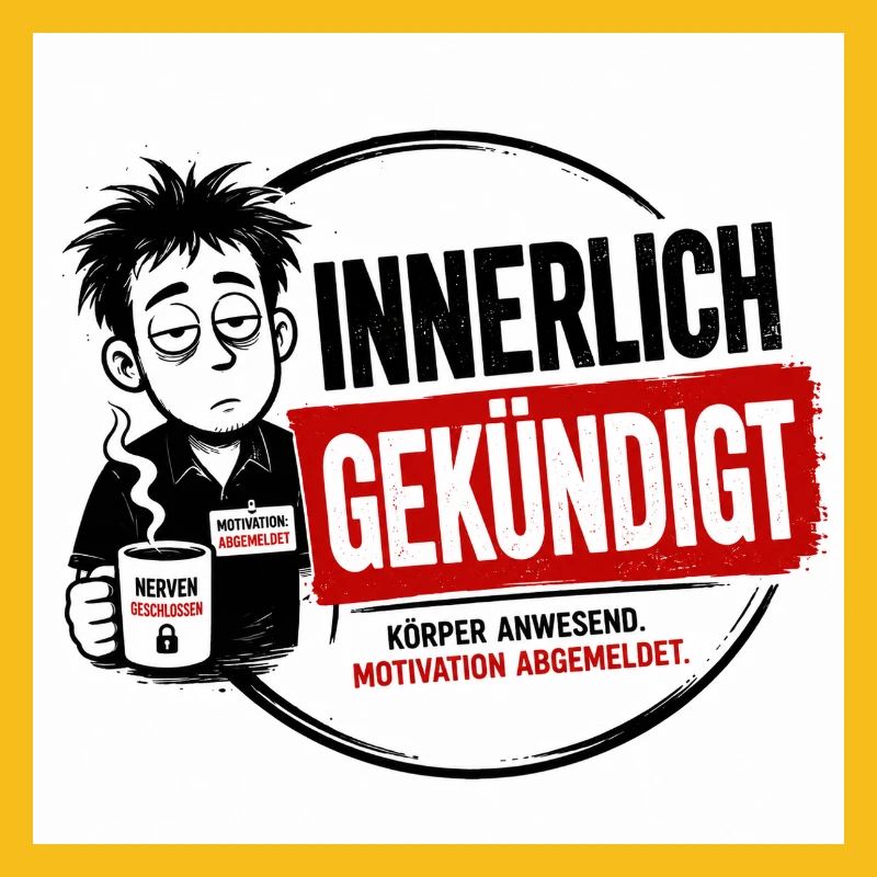 Innerlich habe gekündigt