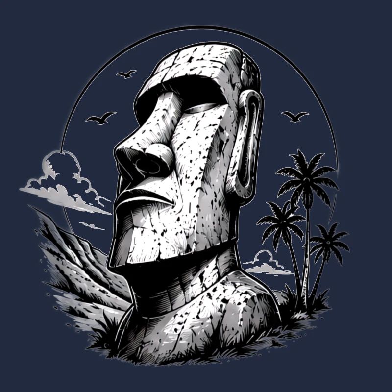 Statue de l’île de Pâques Moai