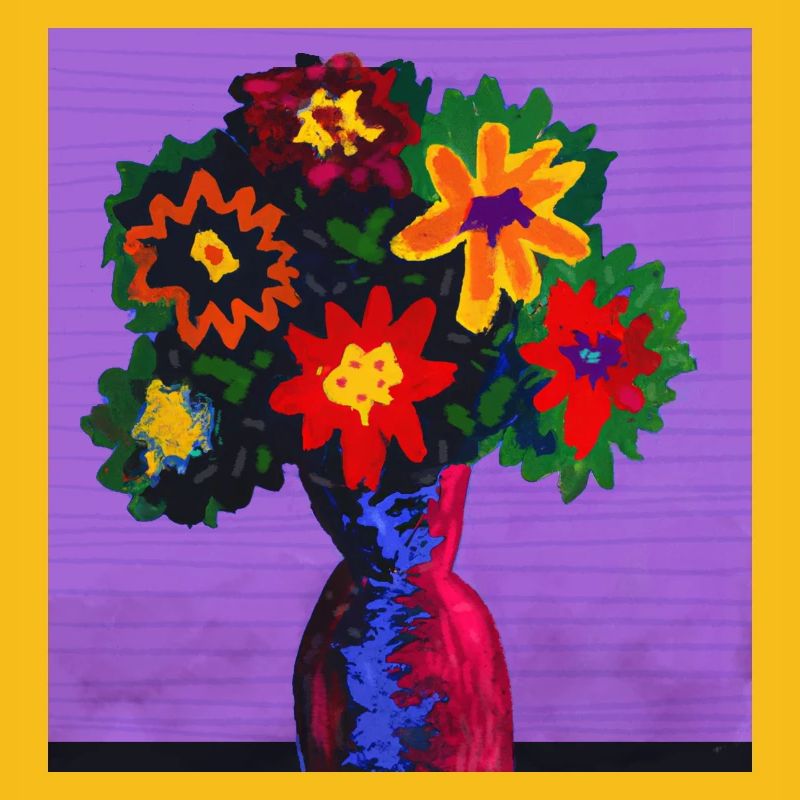 Blumenstrauß in der Vase