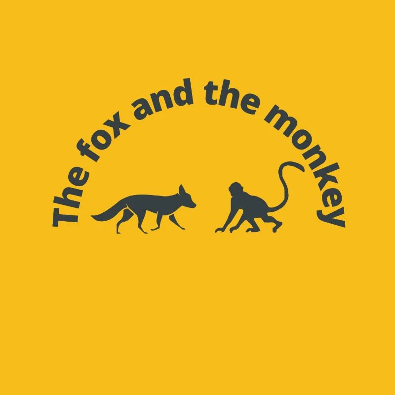 Der Fuchs und der Affe sind Freunde