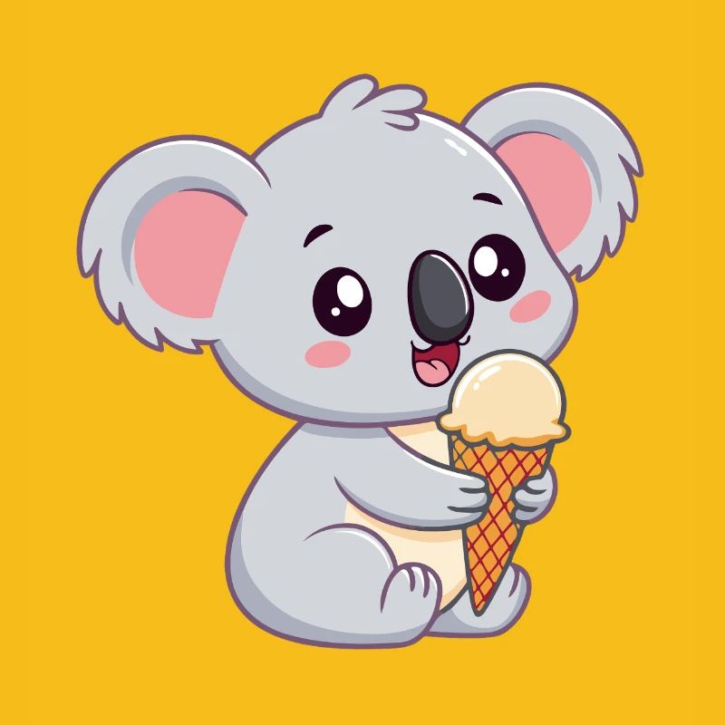 Gourmet-Koala mit Eis