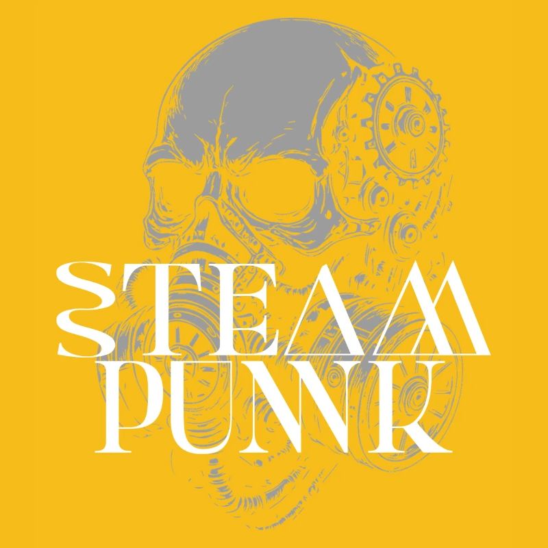 Steampunk Skull Getriebe