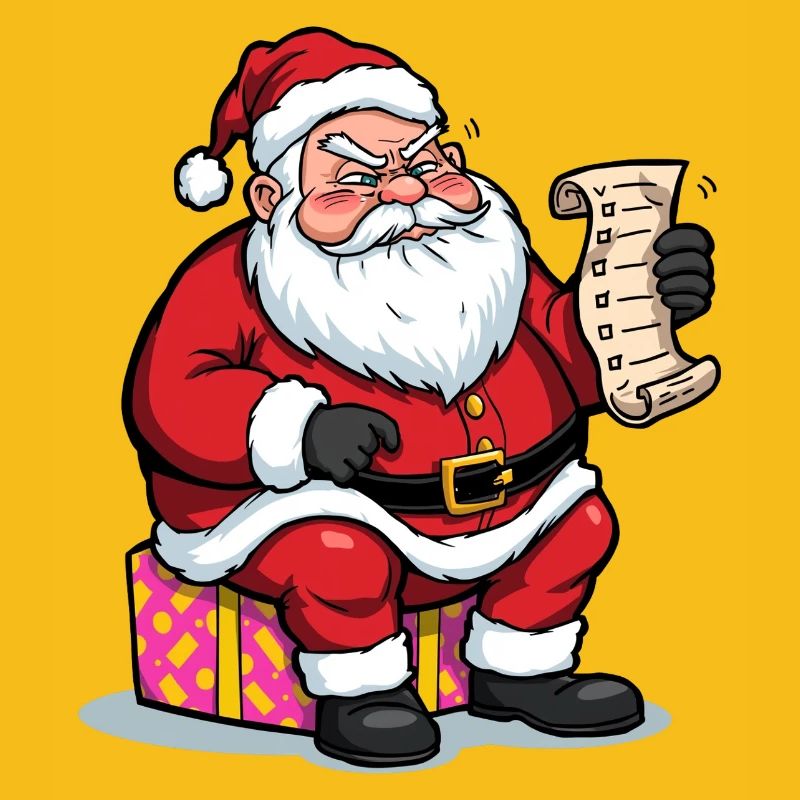 Weihnachtsmann-Humor-Checkliste
