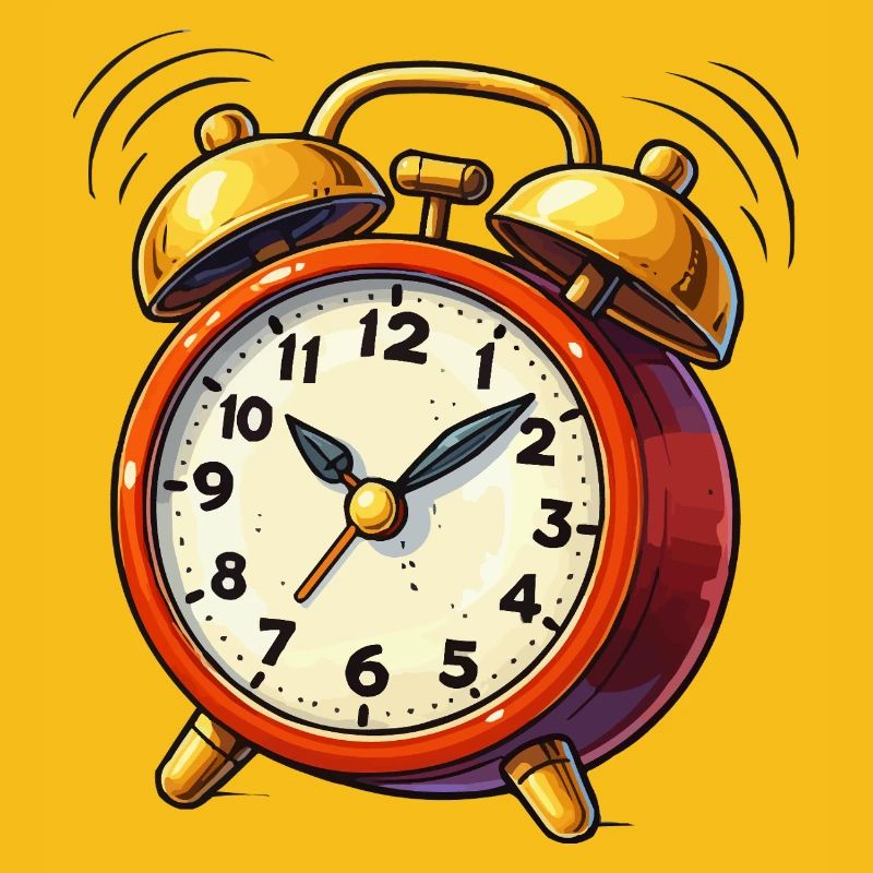 Wecker Comic Uhr