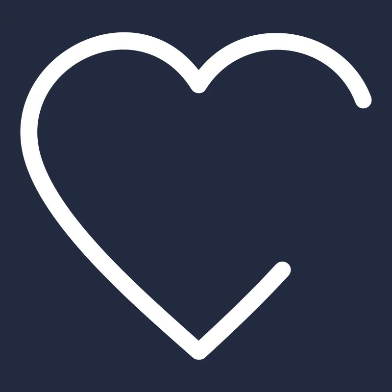 open heart outline (1c)