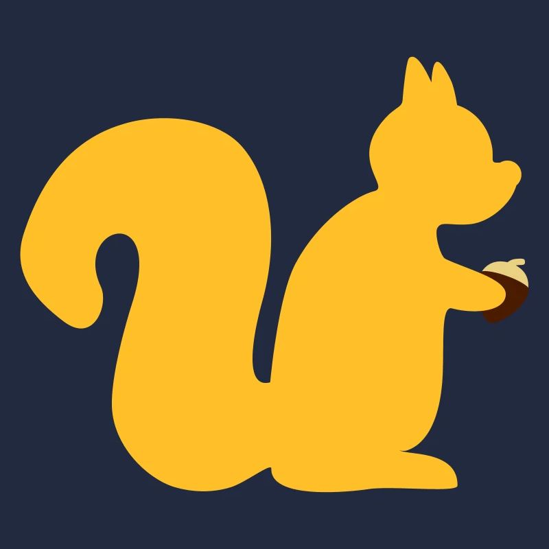 squirrel with a nut
