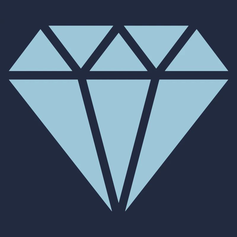 Diamond symbol, triangle, cubic, abstract, ever