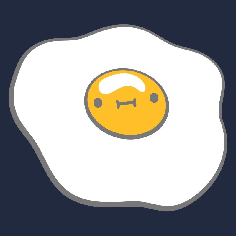 Spiegelei mit Gesicht