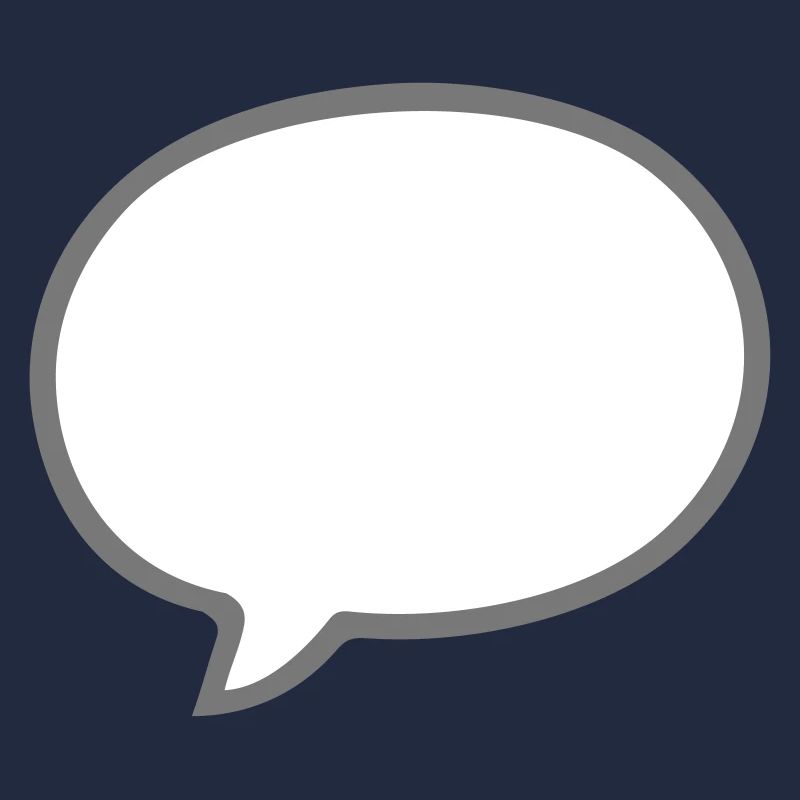 Comic design speech bubble