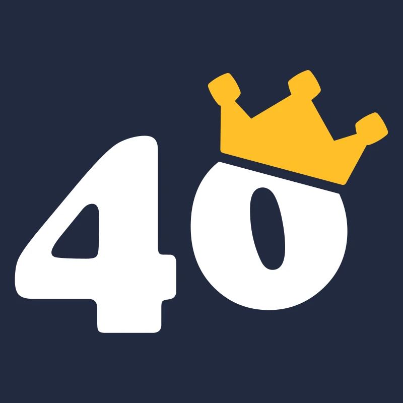 40 couronne 40 anniversaire 40 ans