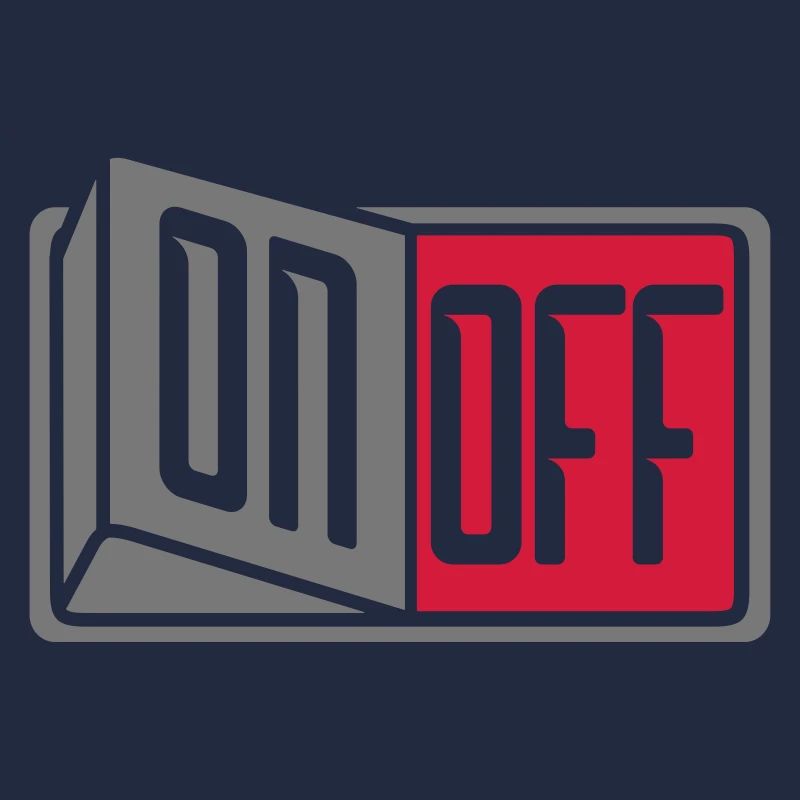 button off on switch button turn off