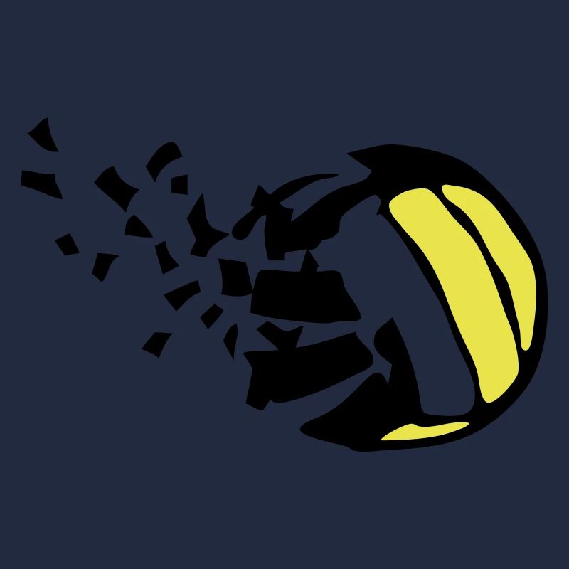 explosion ballon volleyball destructurer destructi