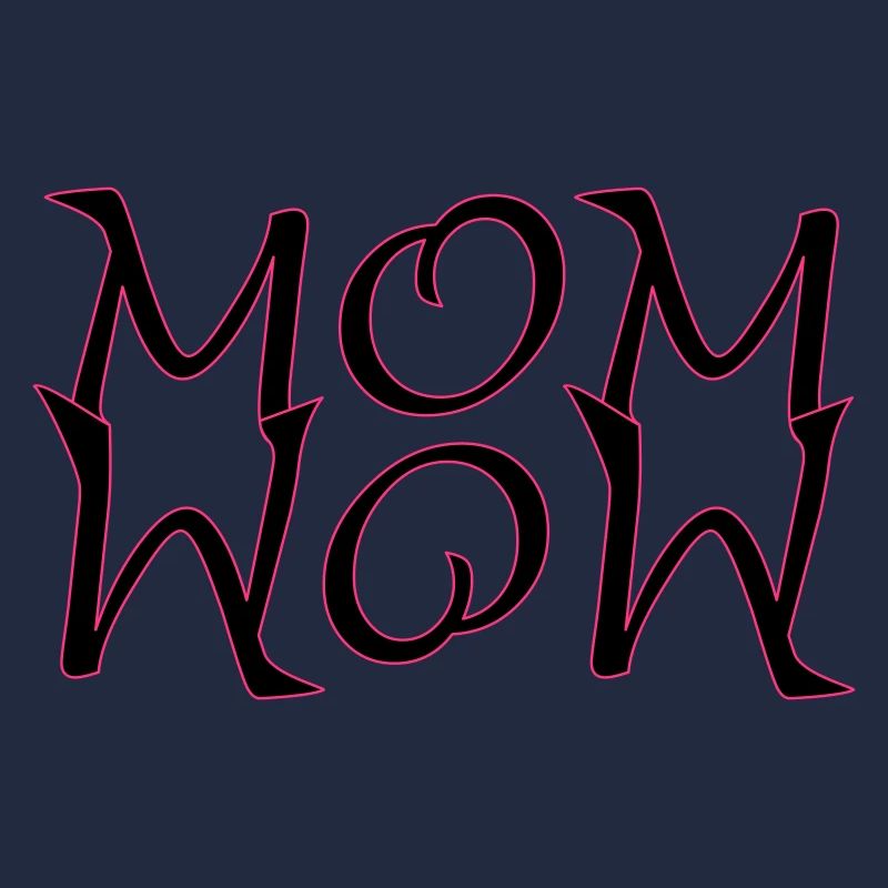 Super MoM - WoW SVG Grafik für Muttertag