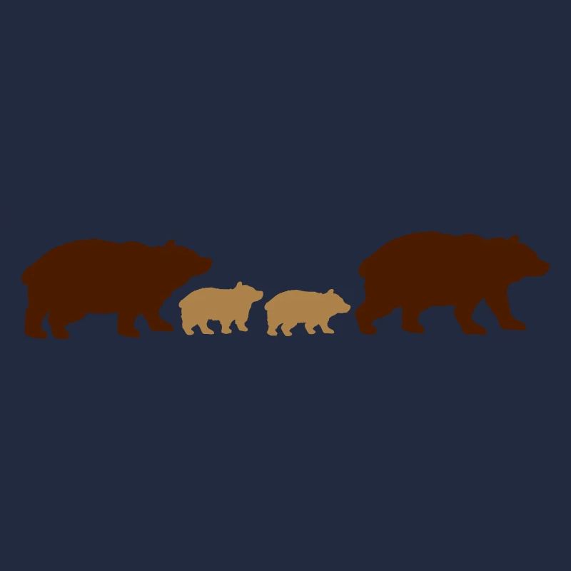 Famille de l’ours de bébé