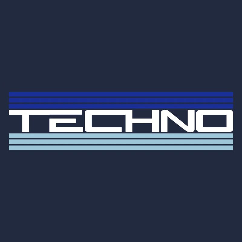 Techno Liebe Zitat Spruch Musik Party Feiern Logo