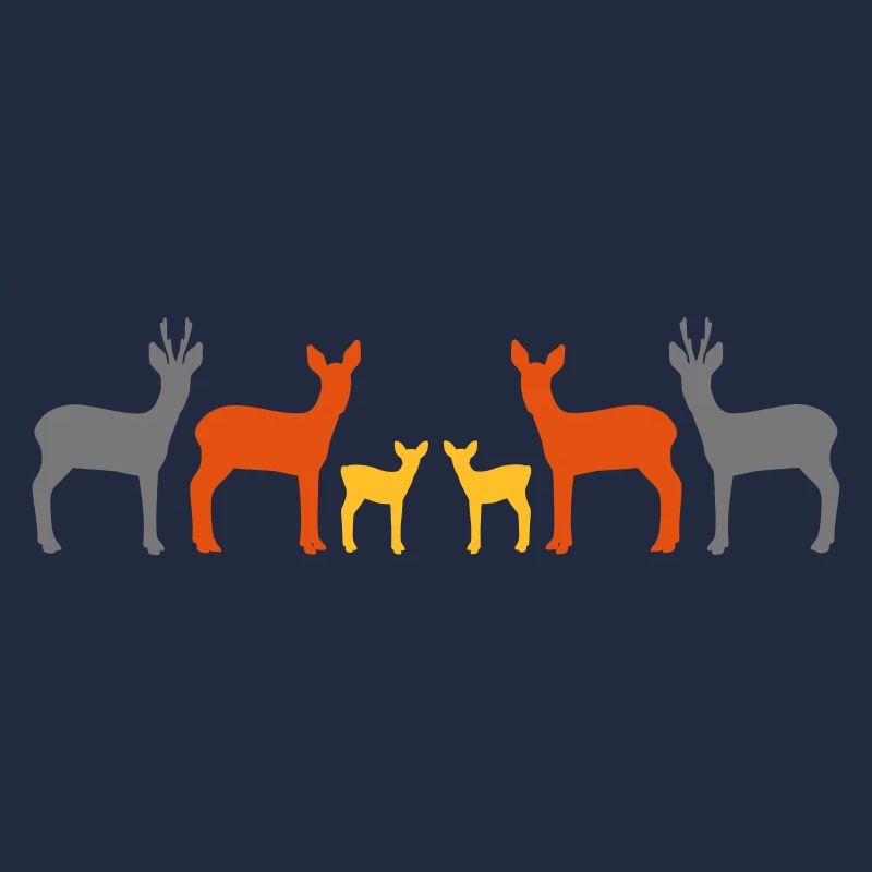 Cerf serrer les coudes vekt