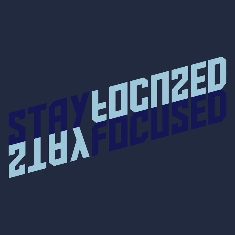 stay focused mirrored crazy reflection schat