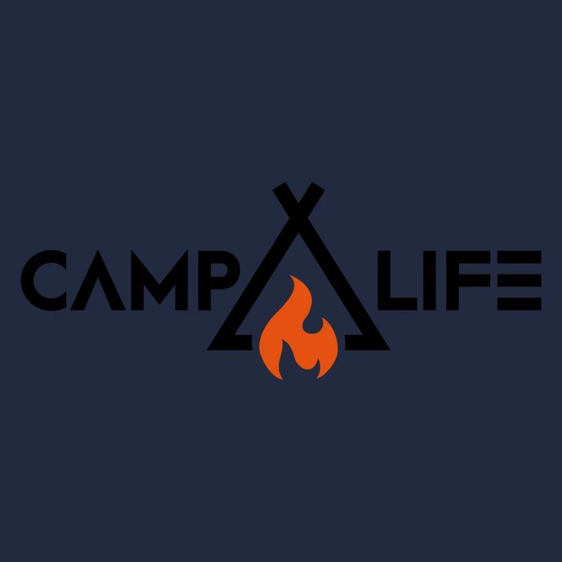 Campen mit Lagerfeuer