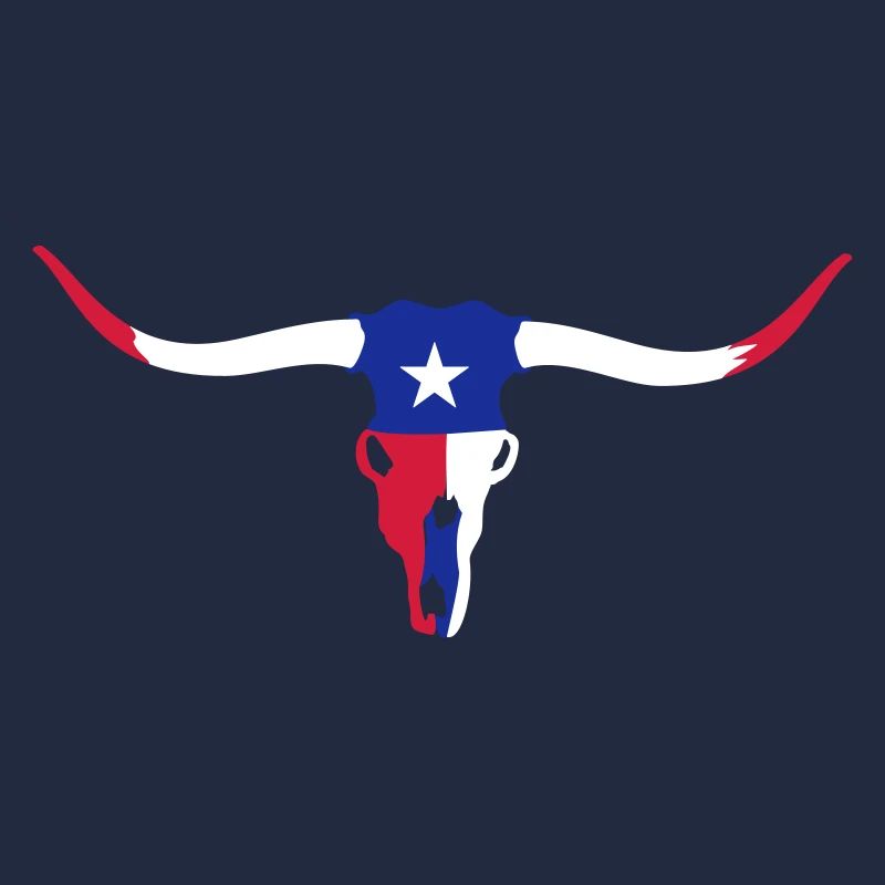 texas longhorn skull / Rinderschädel (3c)