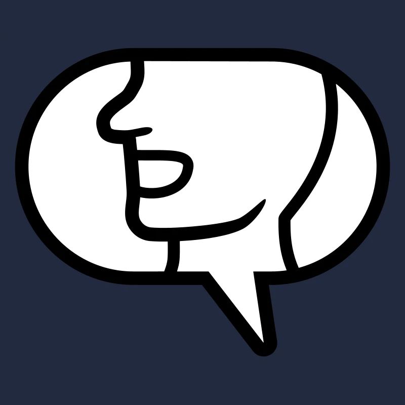 Icône Communiquer bulle de dialogue