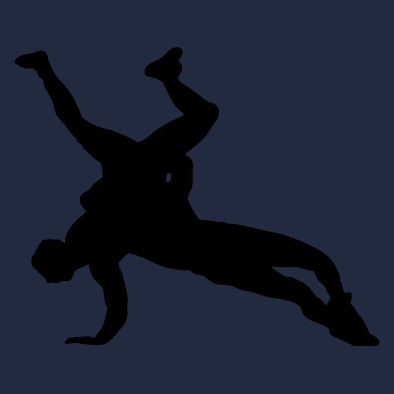 Conception de silhouette de lutte