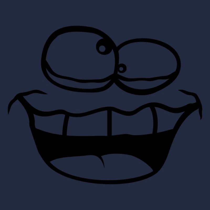 Grimace Squint Crazy