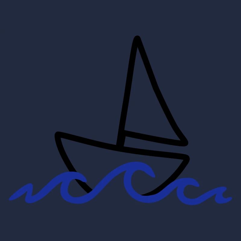 Sailing, Sailboat and waves