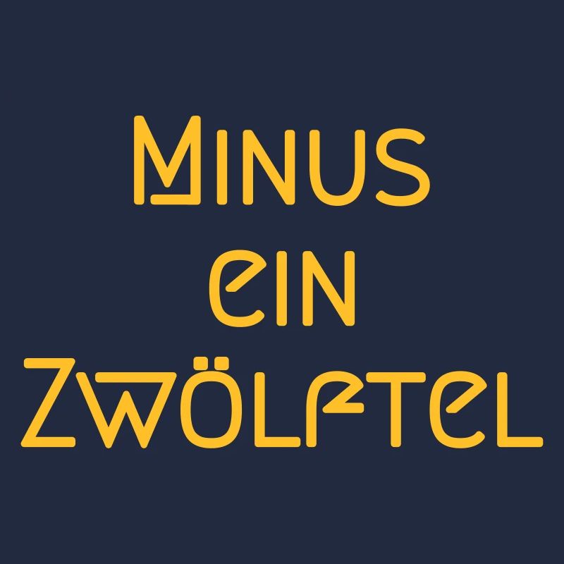 Minus ein Zwölftel in Buchstaben
