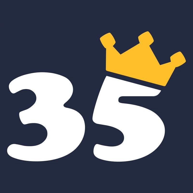 35 Couronne 35 anniversaire 35 ans