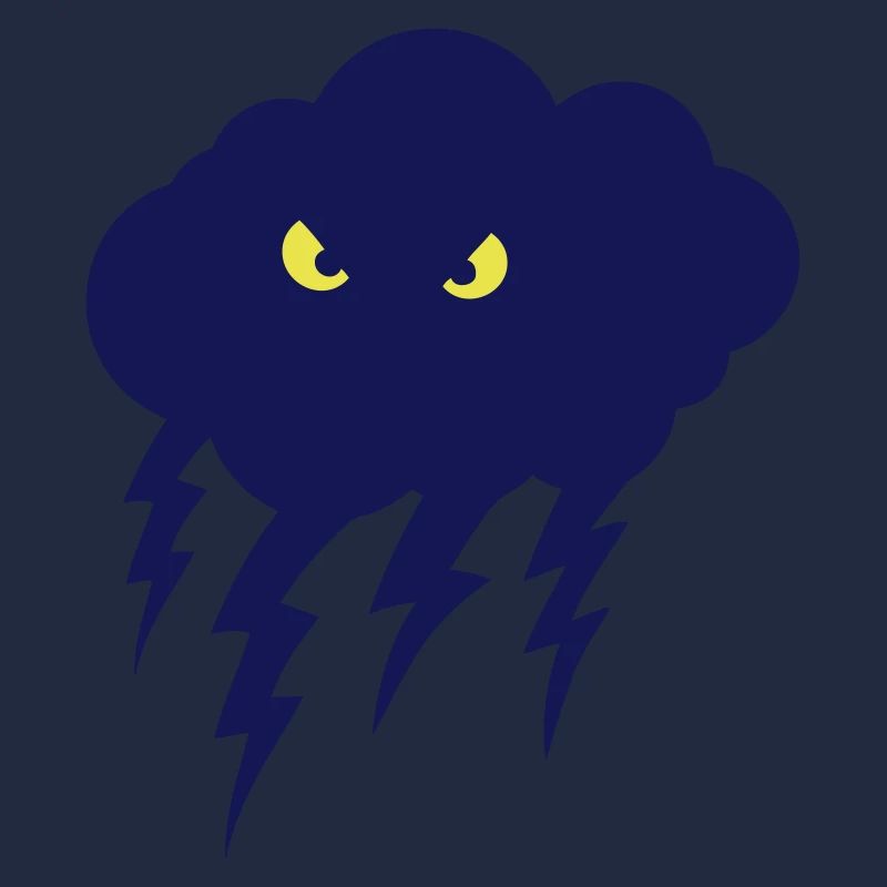 naughty eye bubble cloud eclair dark cloudy crazy