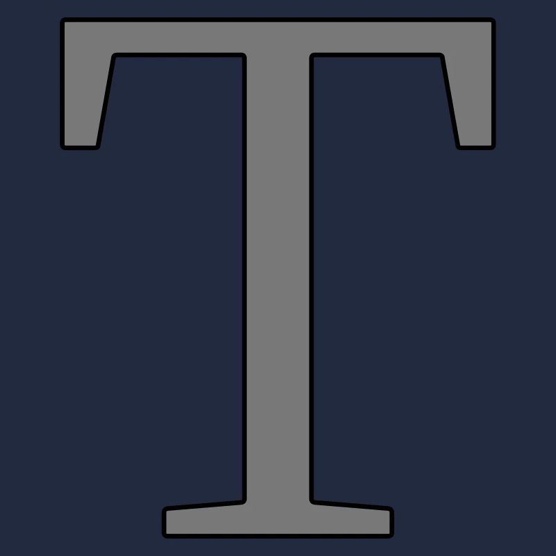 Buchstabe T Anfangsbuchstabe