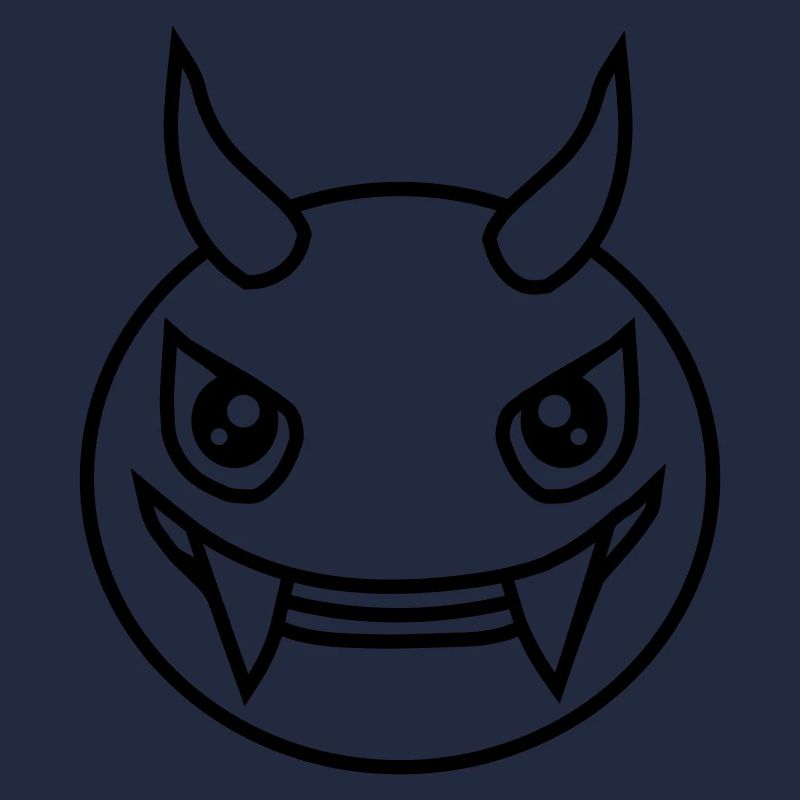 Monster Design Devil Face