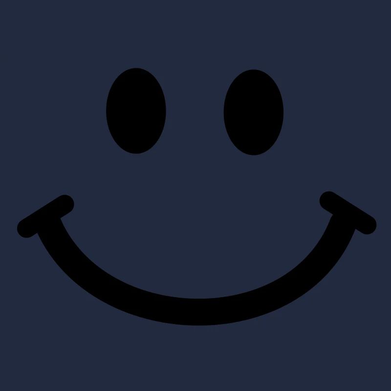 Visage souriant heureux