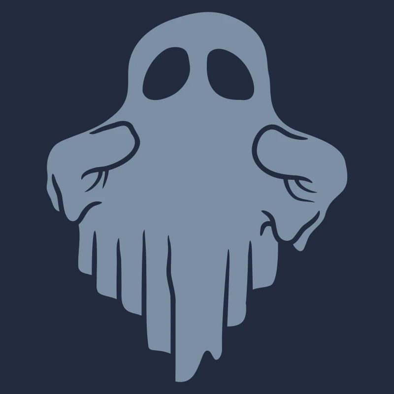 Horror funny floating ghost