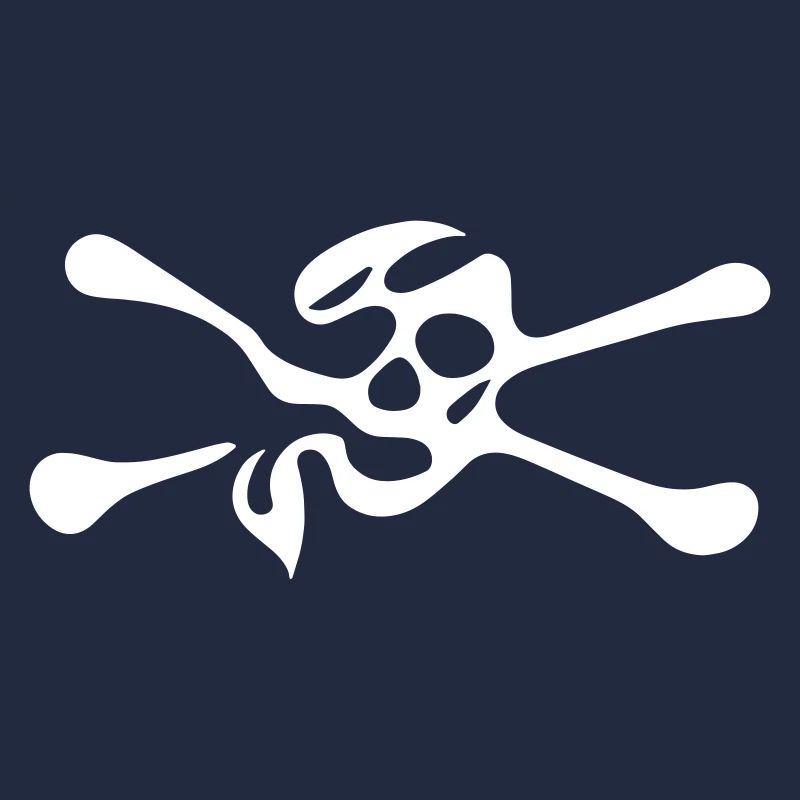 Skull with bones