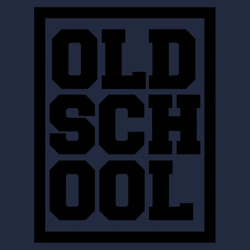 Old School Hip Hop Text T-Shirt Retro Geschenk