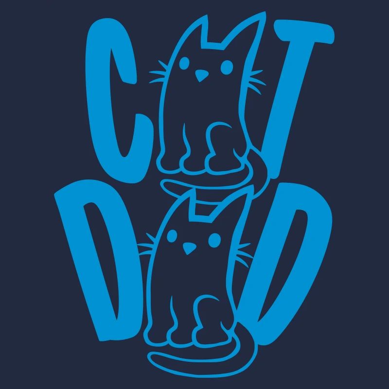 Texte de conception de papa chat