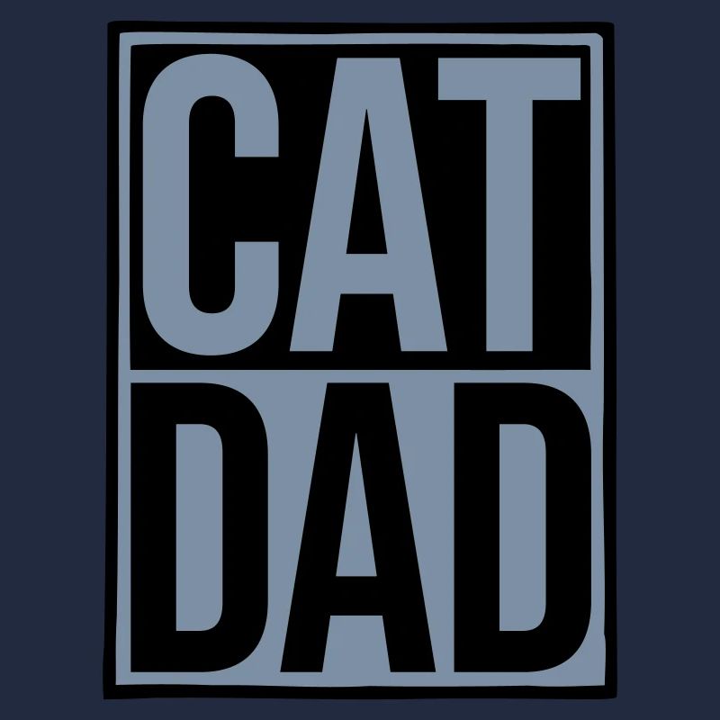Shield Cat Dad Logo