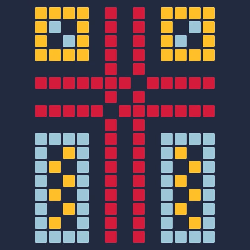 Cross Pattern Graphic - Vector