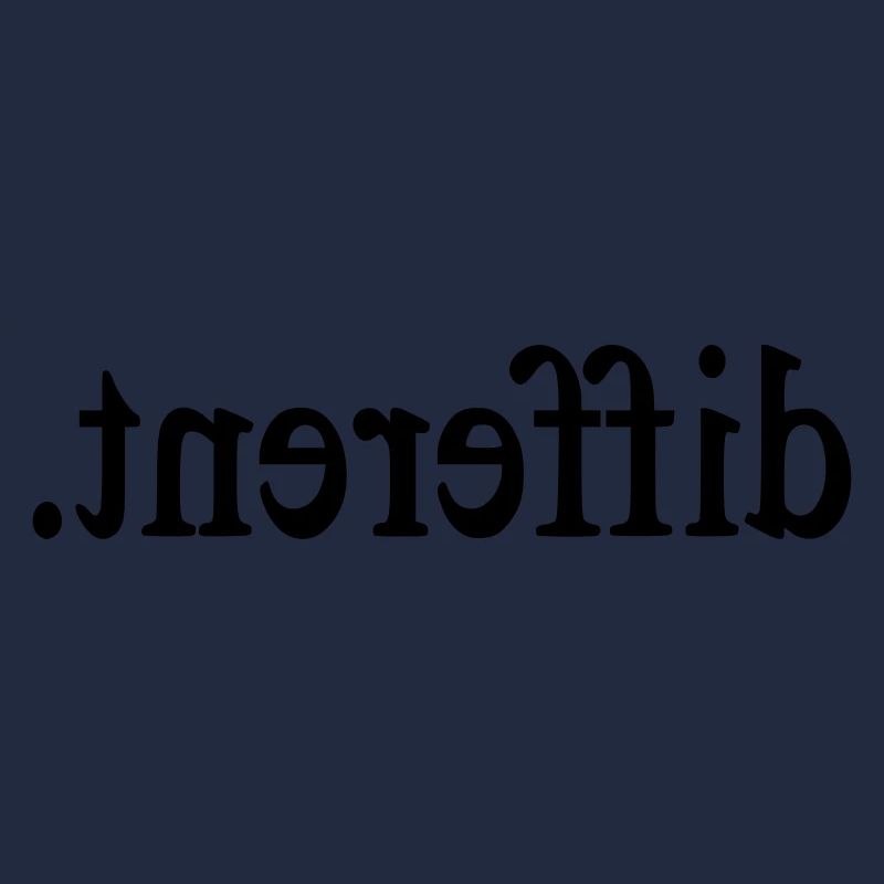 Different - Lustiger Spruch
