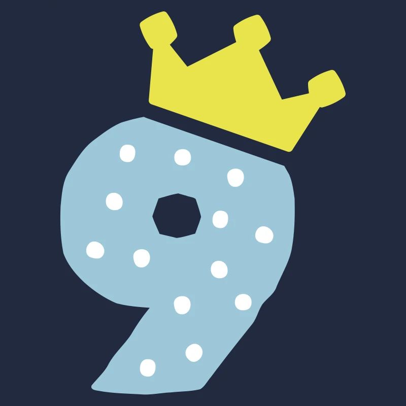 9 crown 9th birthday 9 years