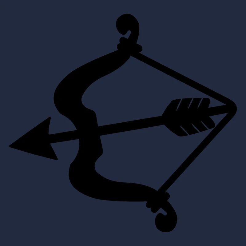 Cupidon arc et flèche.